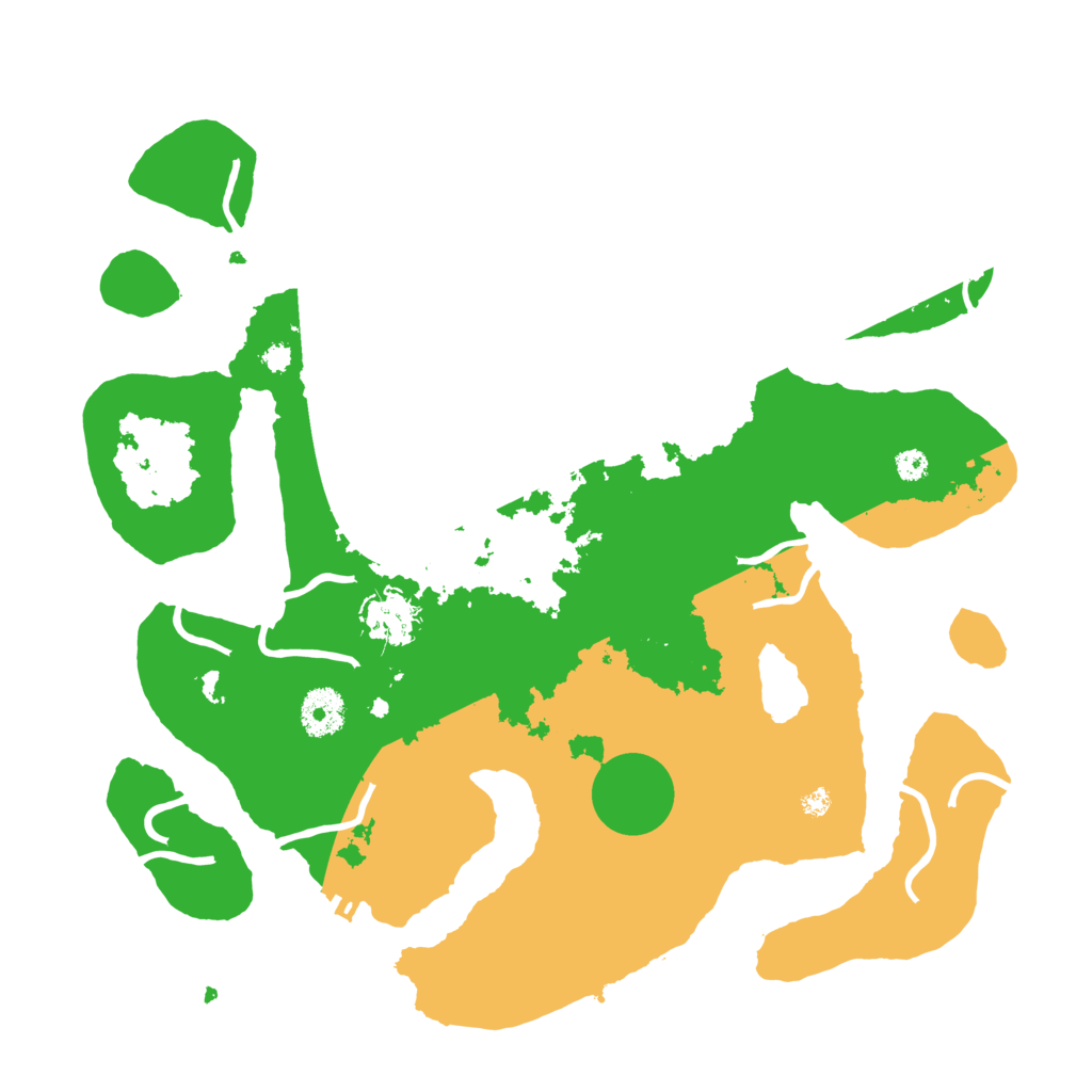 Biome Rust Map: Procedural Map, Size: 3500, Seed: 1400865047