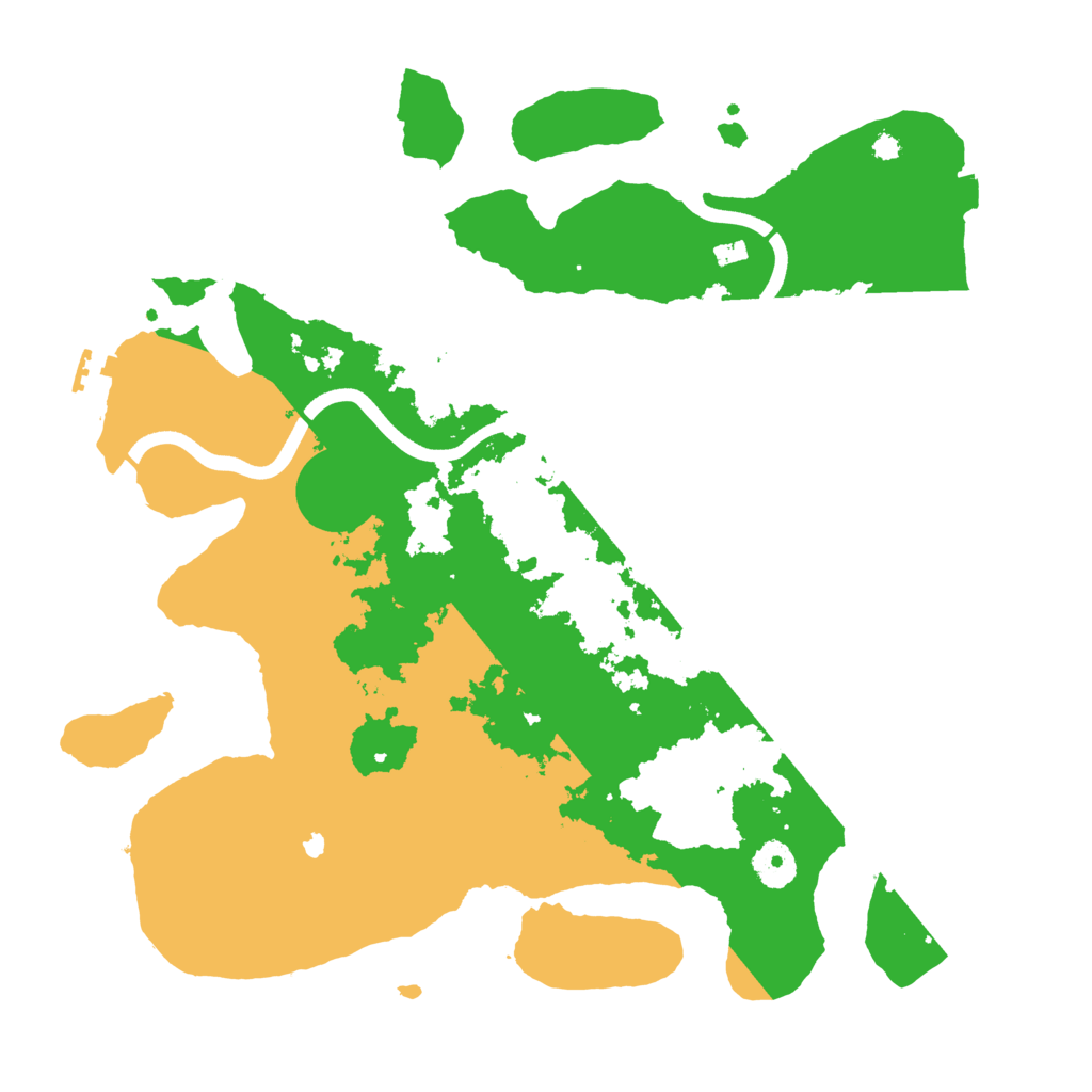 Biome Rust Map: Procedural Map, Size: 3700, Seed: 1337