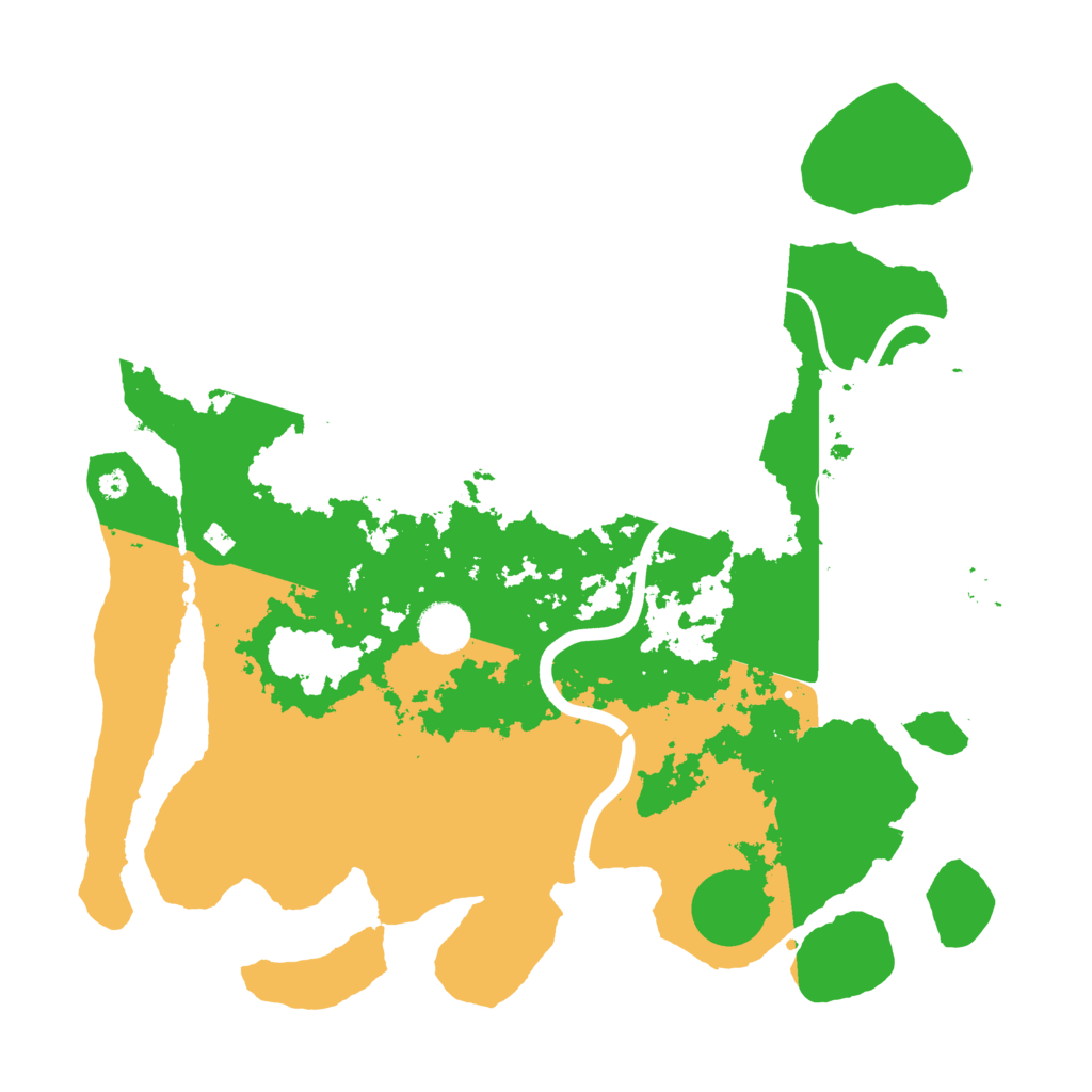 Biome Rust Map: Procedural Map, Size: 3850, Seed: 354353809