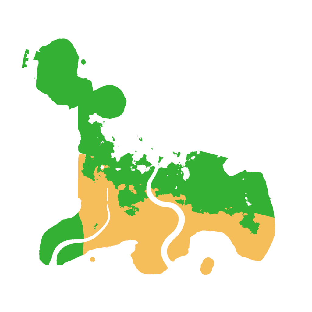 Biome Rust Map: Procedural Map, Size: 2500, Seed: 1812