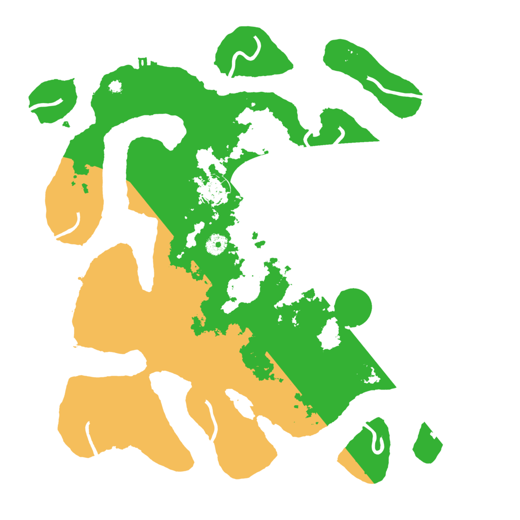 Biome Rust Map: Procedural Map, Size: 3700, Seed: 1056039711