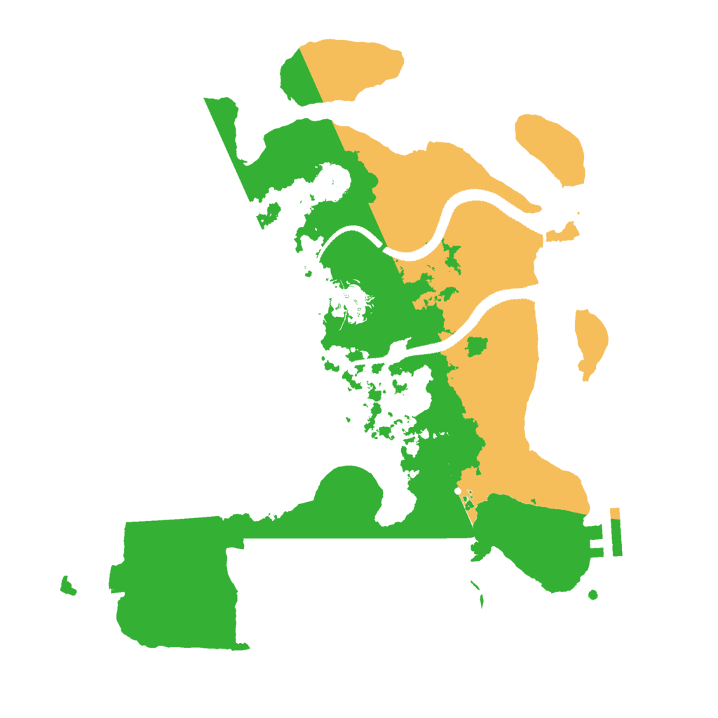 Biome Rust Map: Procedural Map, Size: 3000, Seed: 1918730502