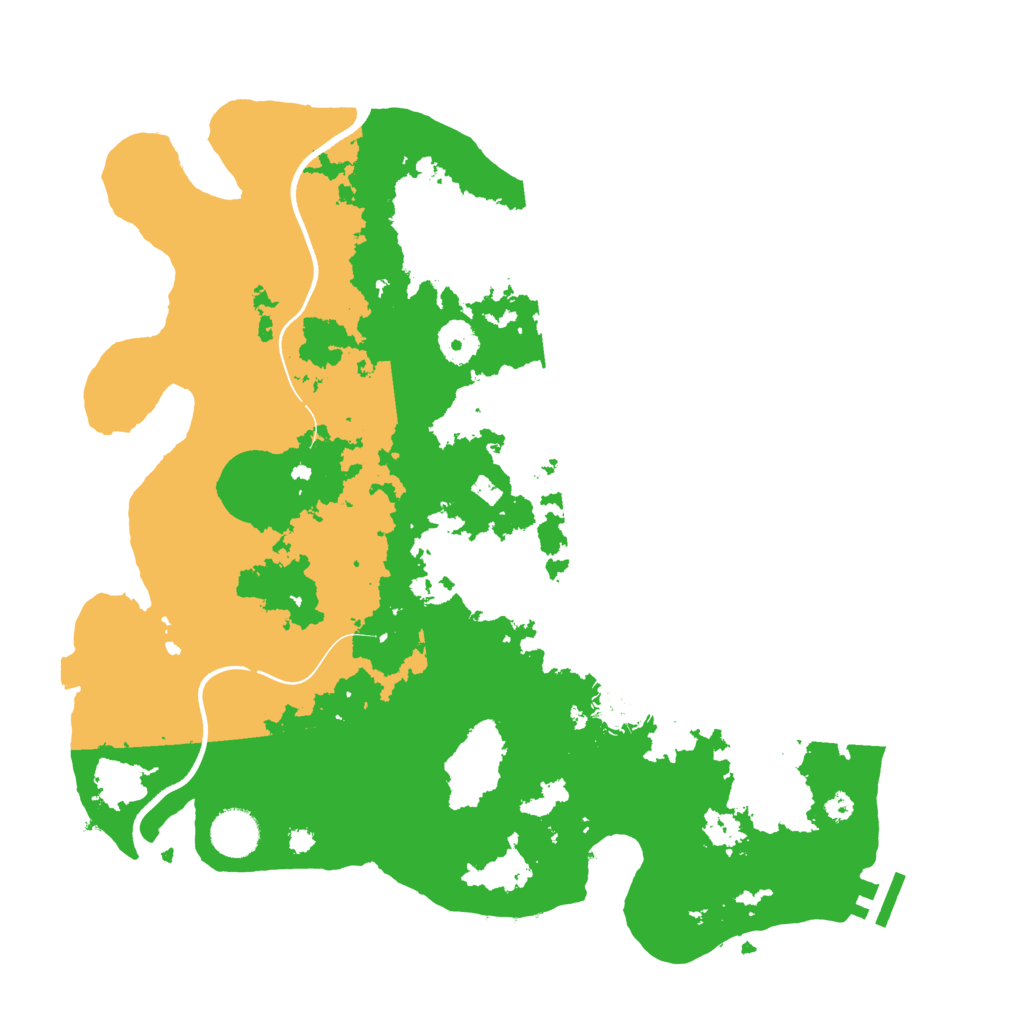 Biome Rust Map: Procedural Map, Size: 3700, Seed: 1659704736