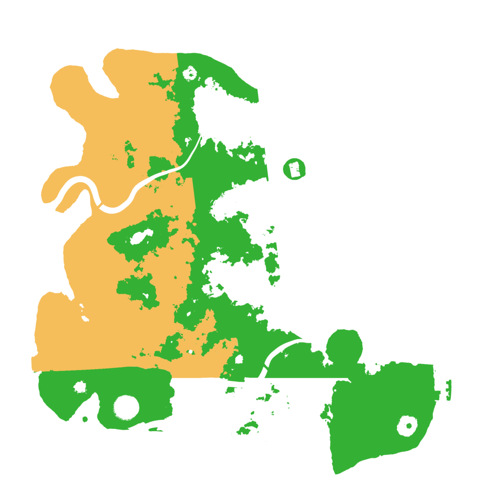 Biome Rust Map: Procedural Map, Size: 3700, Seed: 1659704736