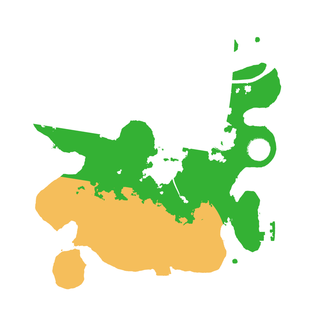 Biome Rust Map: Procedural Map, Size: 2500, Seed: 405151611