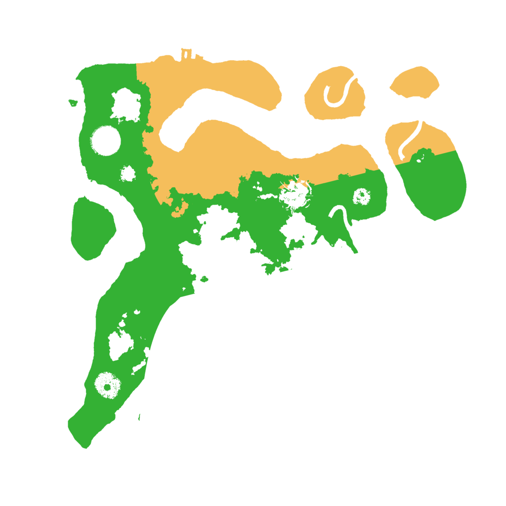 Biome Rust Map: Procedural Map, Size: 3000, Seed: 1842021