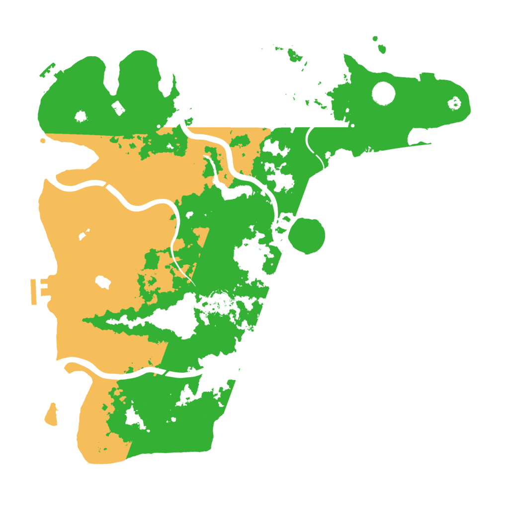 Biome Rust Map: Procedural Map, Size: 4000, Seed: 2206803