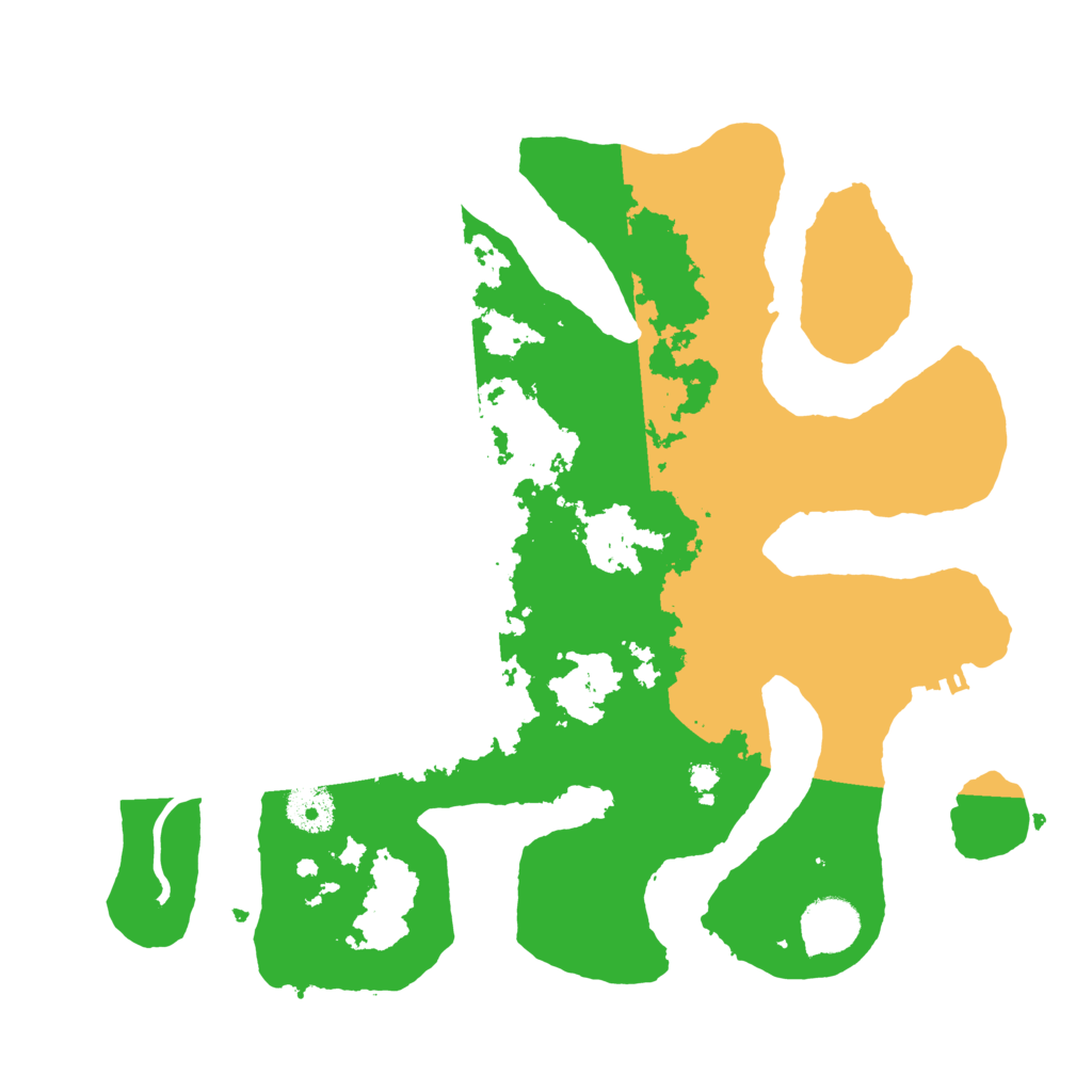 Biome Rust Map: Procedural Map, Size: 3500, Seed: 26013