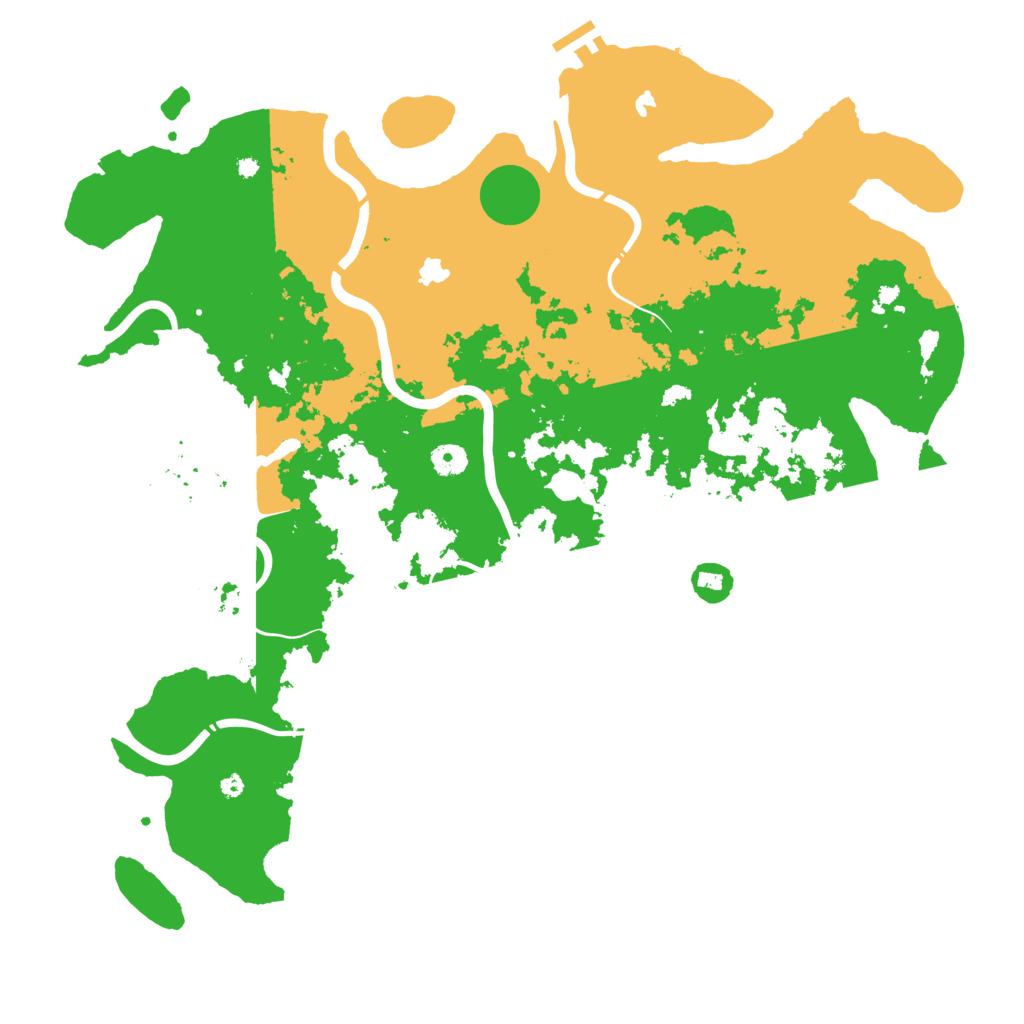 Biome Rust Map: Procedural Map, Size: 4500, Seed: 839304074