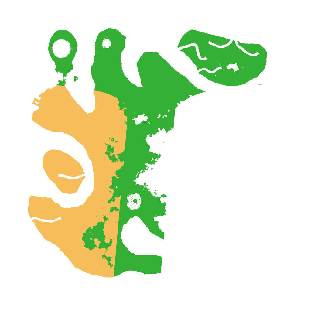 Biome Rust Map: Procedural Map, Size: 3000, Seed: 2435921