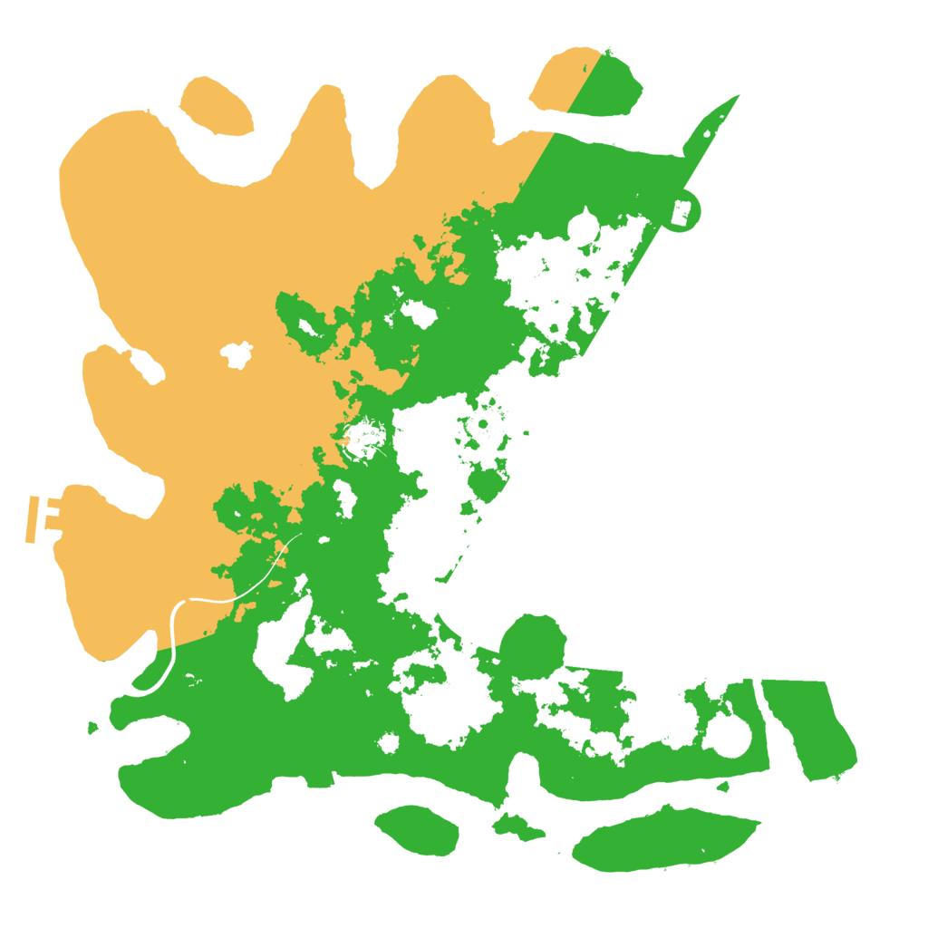 Biome Rust Map: Procedural Map, Size: 4000, Seed: 8738