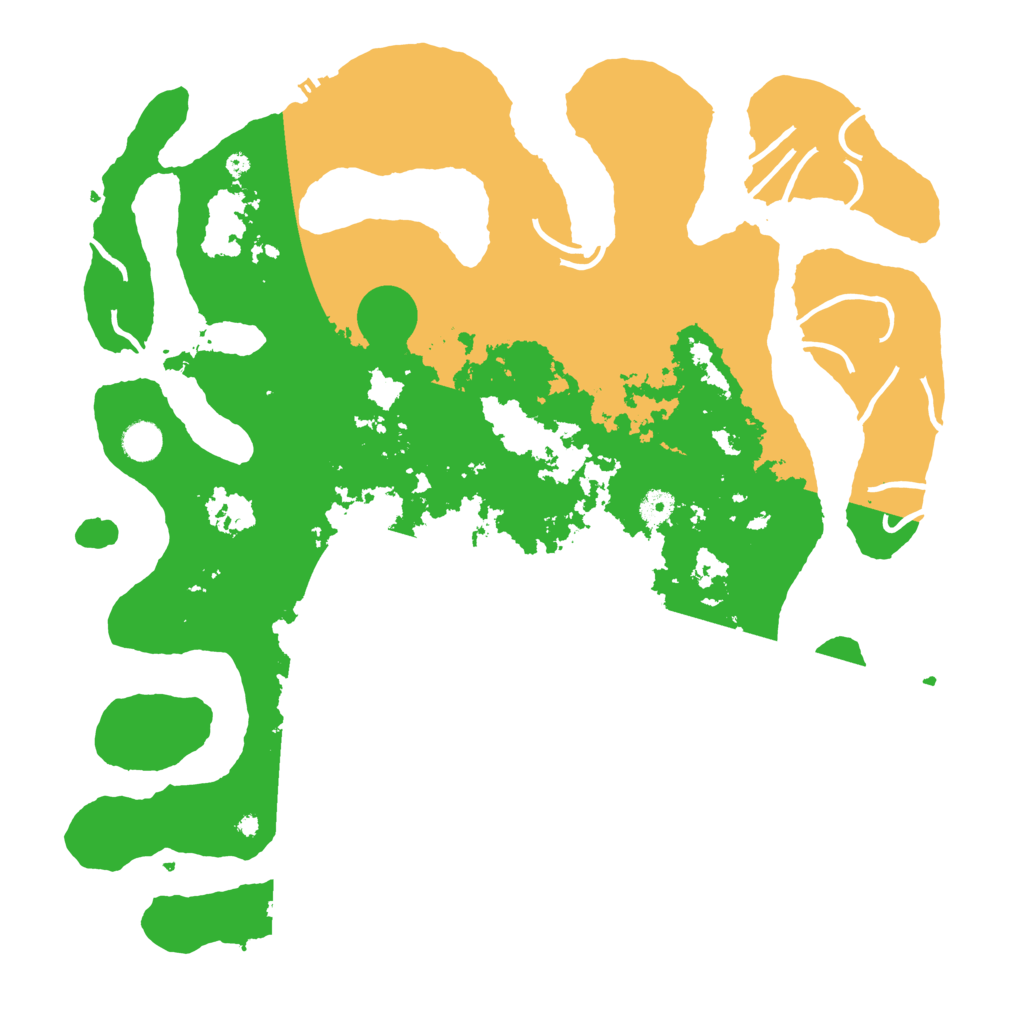 Biome Rust Map: Procedural Map, Size: 4500, Seed: 11992