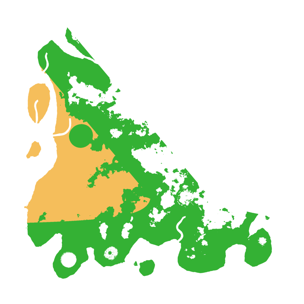 Biome Rust Map: Procedural Map, Size: 3500, Seed: 1643596476