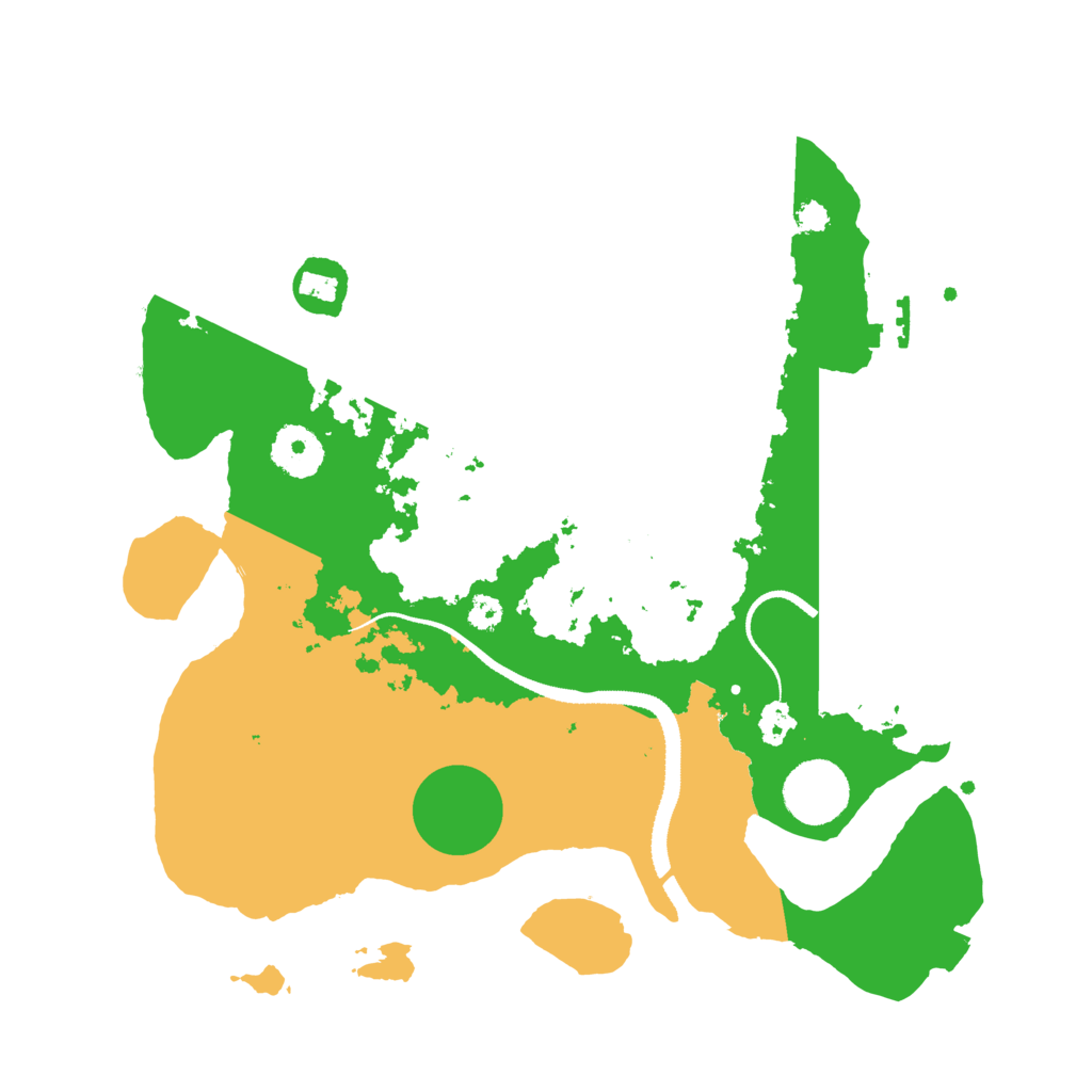 Biome Rust Map: Procedural Map, Size: 3200, Seed: 1956950375