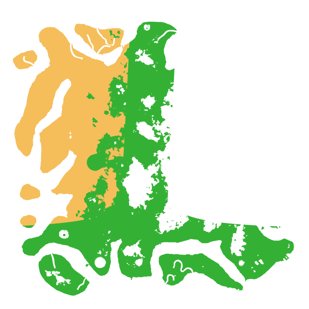 Biome Rust Map: Procedural Map, Size: 5000, Seed: 435346456