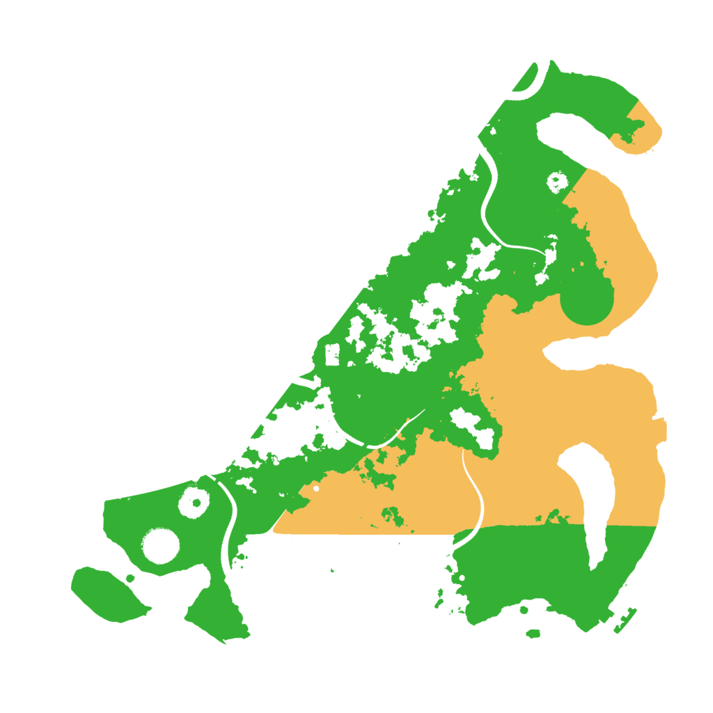 Biome Rust Map: Procedural Map, Size: 3500, Seed: 384041380