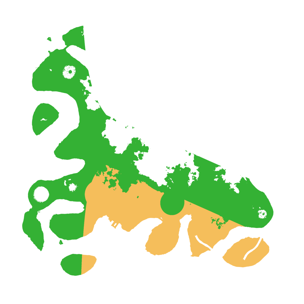Biome Rust Map: Procedural Map, Size: 3500, Seed: 98198165