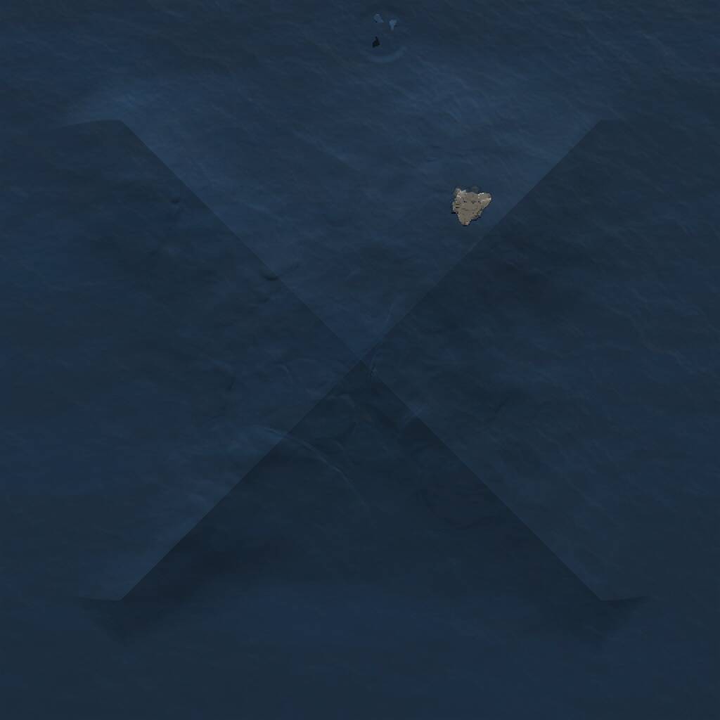 Rust Map: Procedural Map, Size: 1000, Seed: 17051985, 1 Monuments