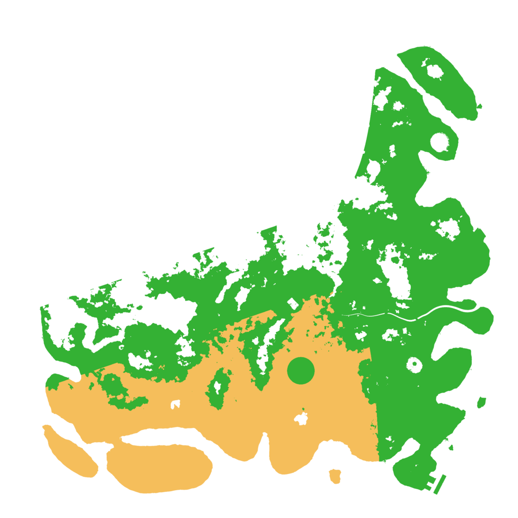 Biome Rust Map: Procedural Map, Size: 5000, Seed: 359783175