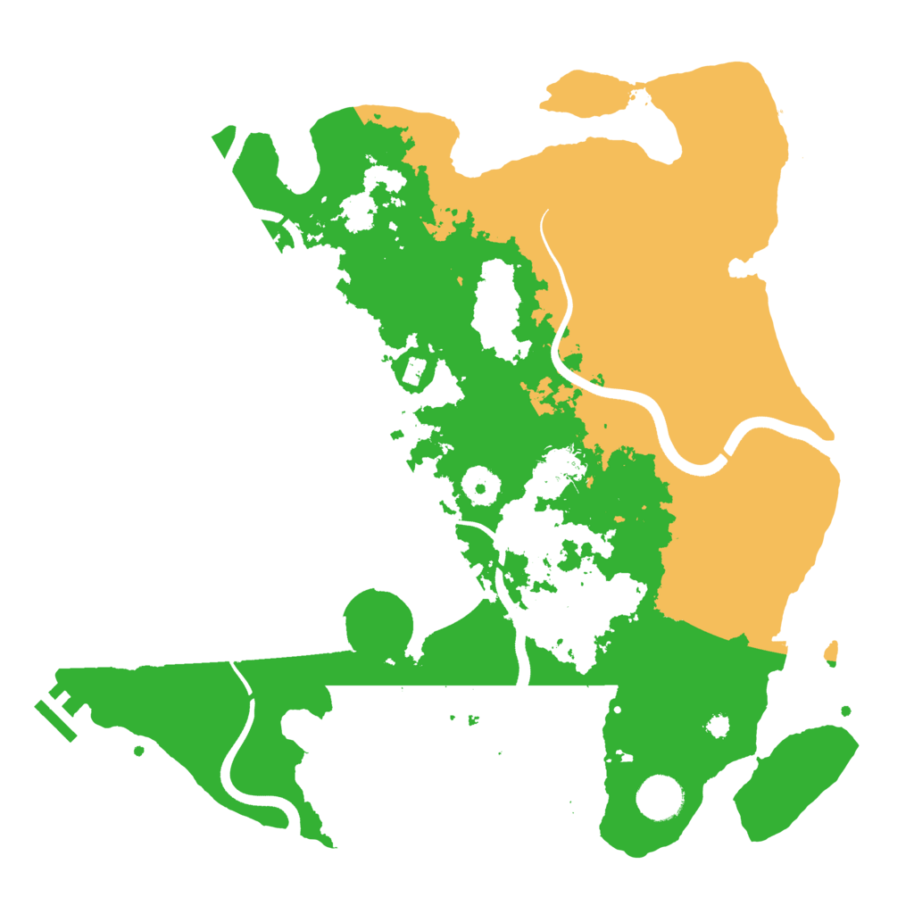 Biome Rust Map: Procedural Map, Size: 3600, Seed: 1513710715