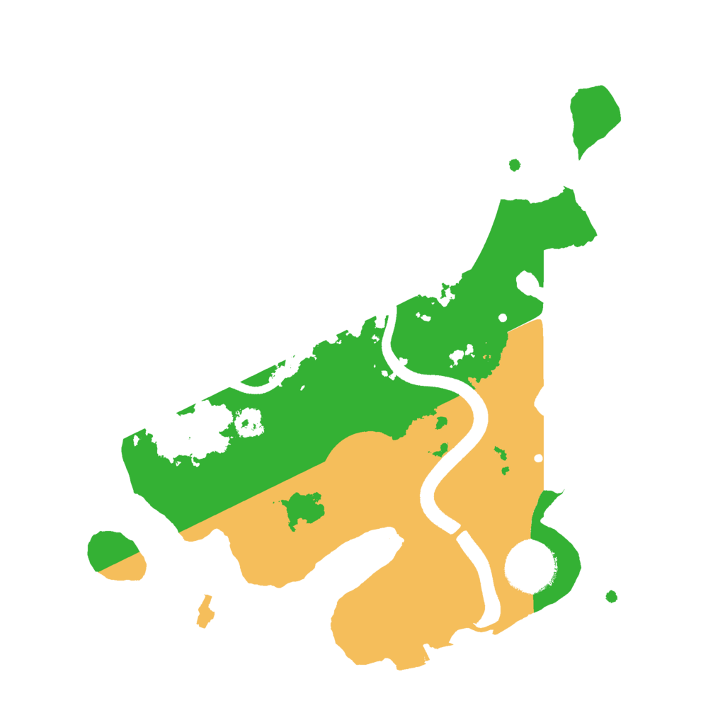 Biome Rust Map: Procedural Map, Size: 2500, Seed: 930901