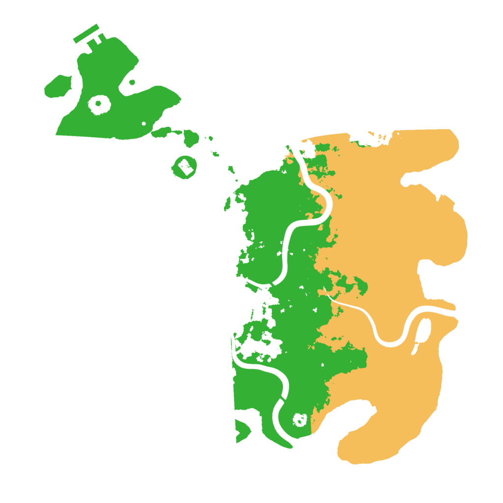 Biome Rust Map: Procedural Map, Size: 3600, Seed: 466766072