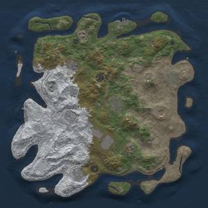 Thumbnail Rust Map: Procedural Map, Size: 4000, Seed: 228, 20 Monuments