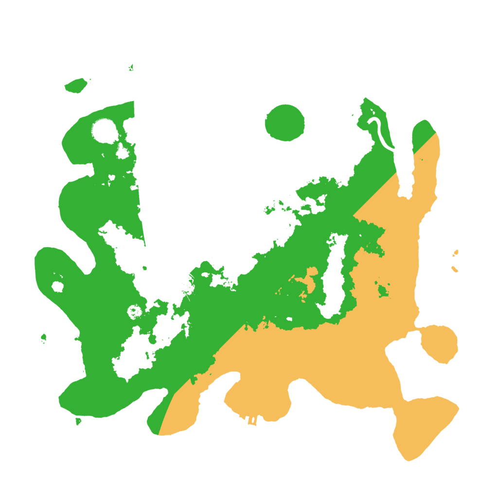 Biome Rust Map: Procedural Map, Size: 3600, Seed: 313813214