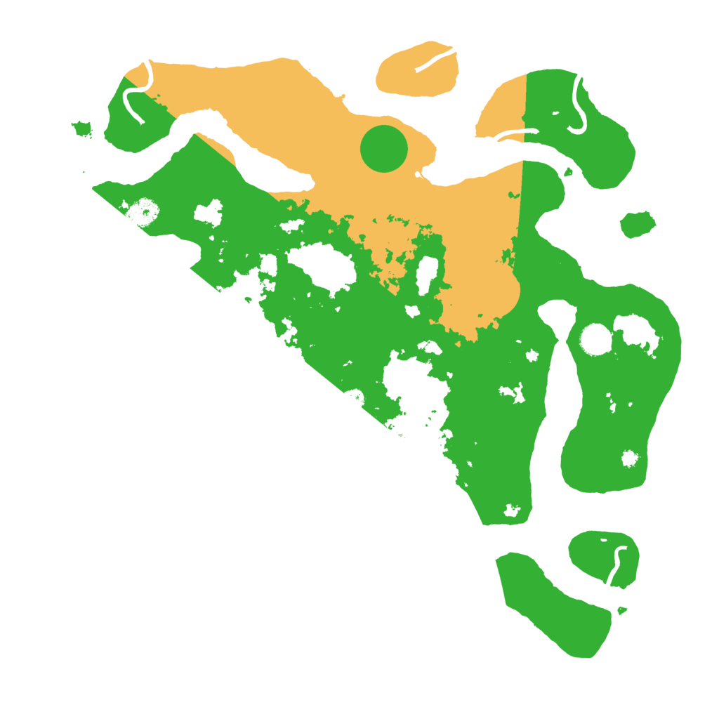 Biome Rust Map: Procedural Map, Size: 4000, Seed: 2969202