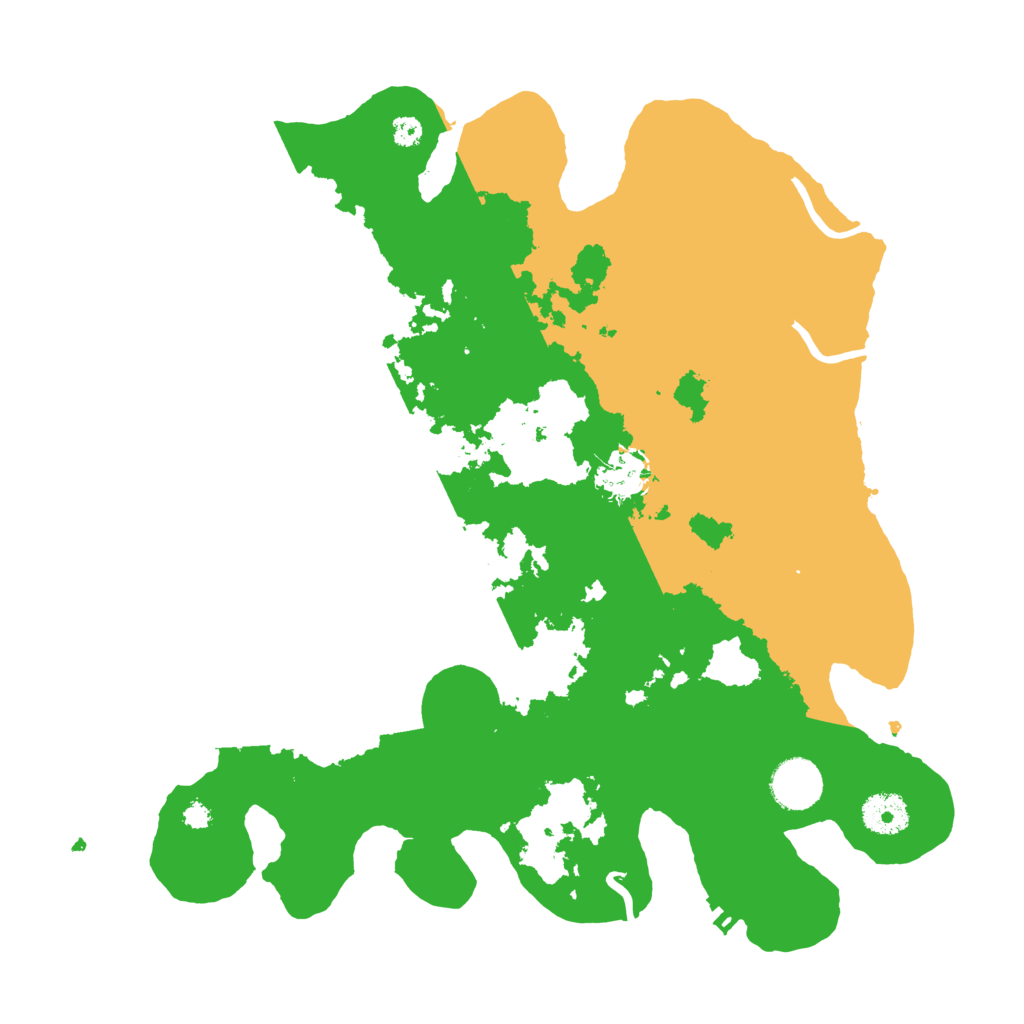Biome Rust Map: Procedural Map, Size: 3500, Seed: 295913458