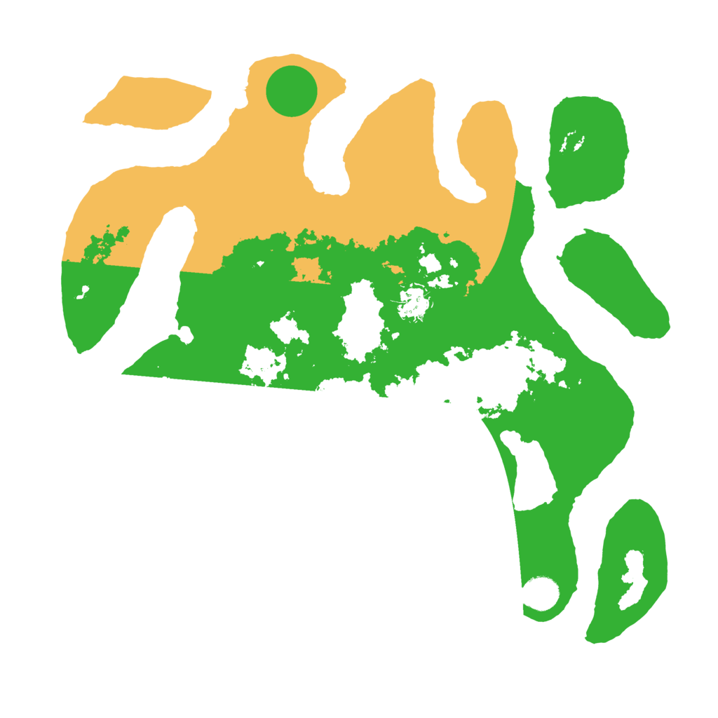 Biome Rust Map: Barren, Size: 3700, Seed: 678458725