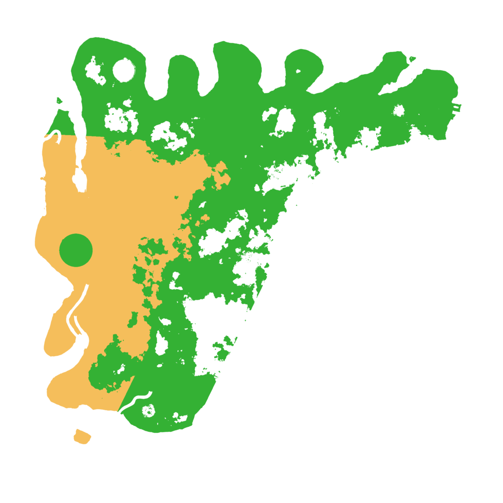 Biome Rust Map: Procedural Map, Size: 4000, Seed: 3887405