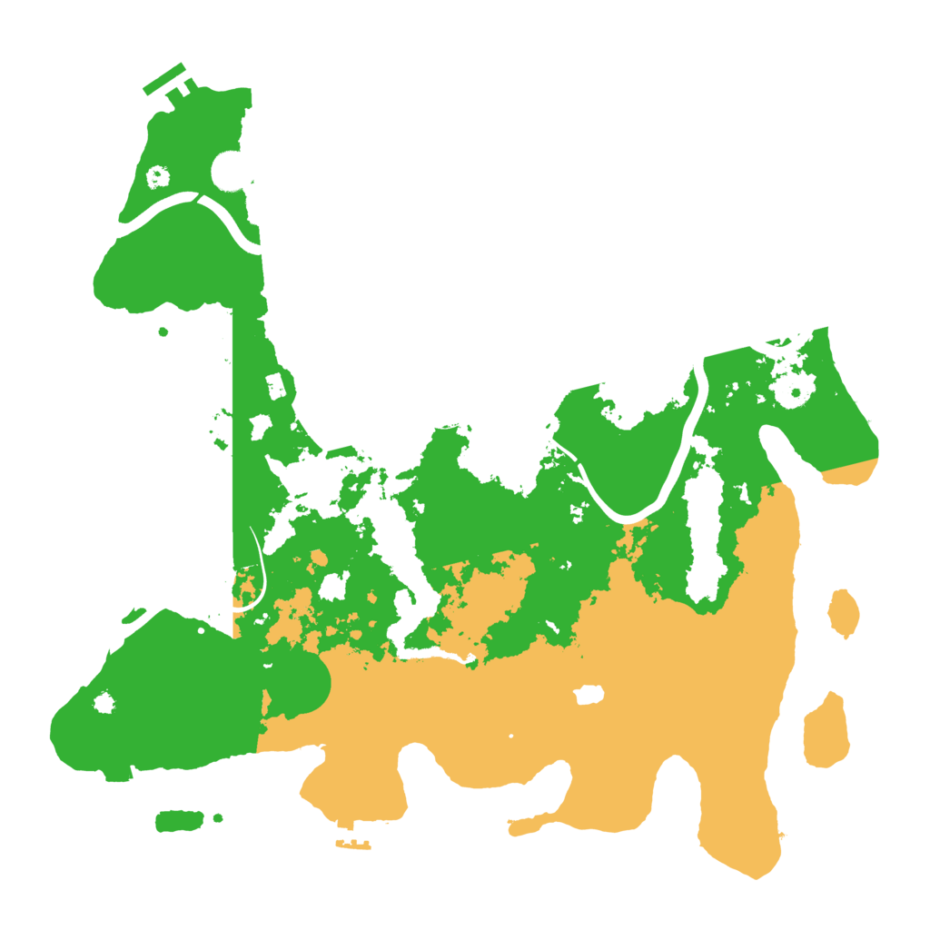 Biome Rust Map: Procedural Map, Size: 4000, Seed: 75126