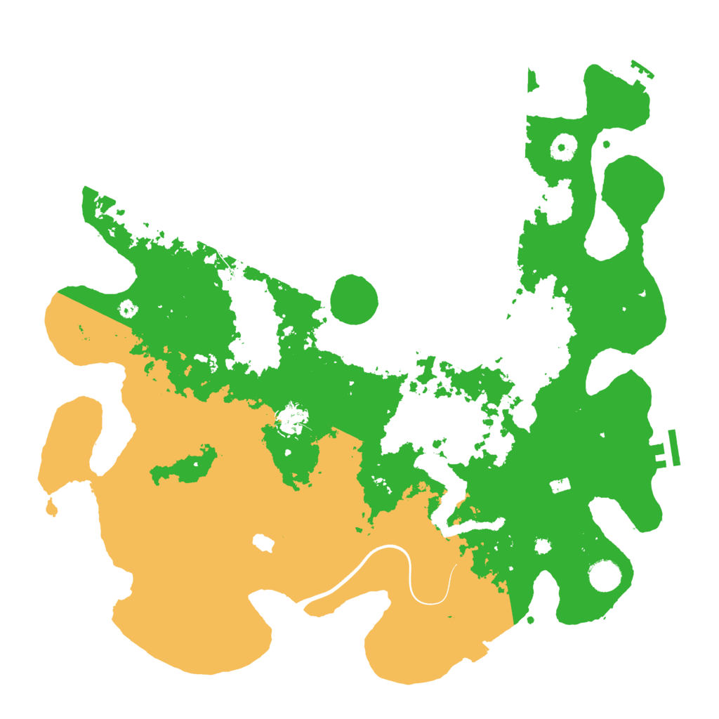 Biome Rust Map: Procedural Map, Size: 4000, Seed: 68397
