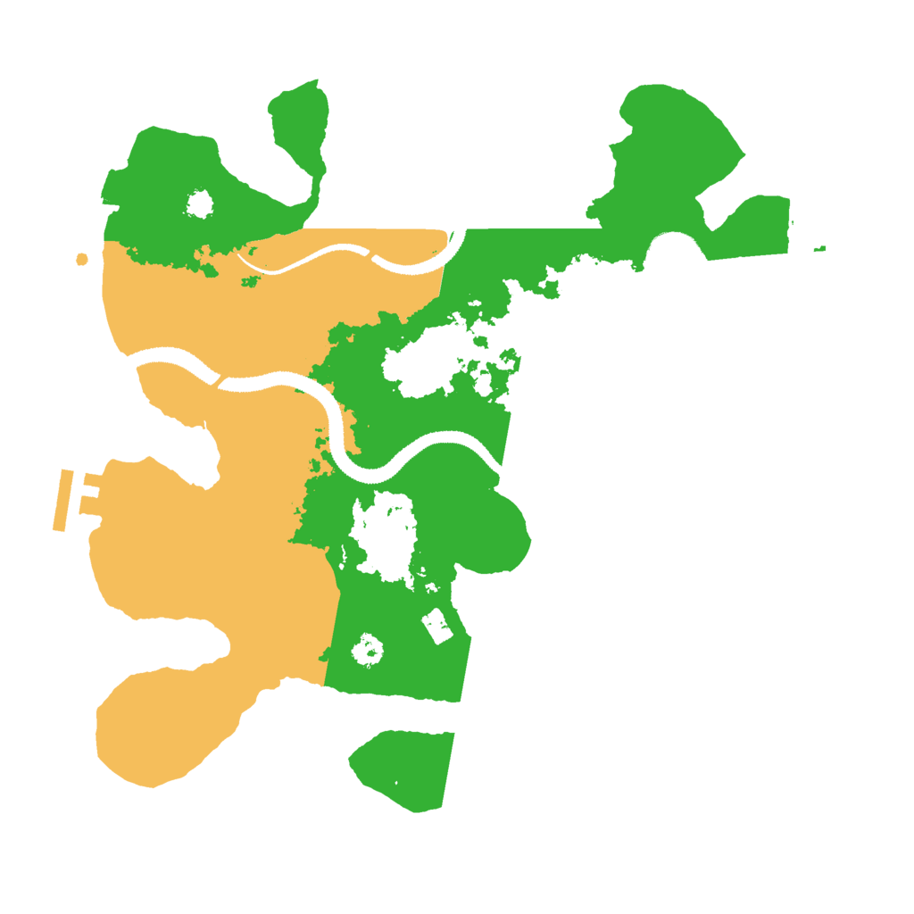 Biome Rust Map: Procedural Map, Size: 3000, Seed: 91851995