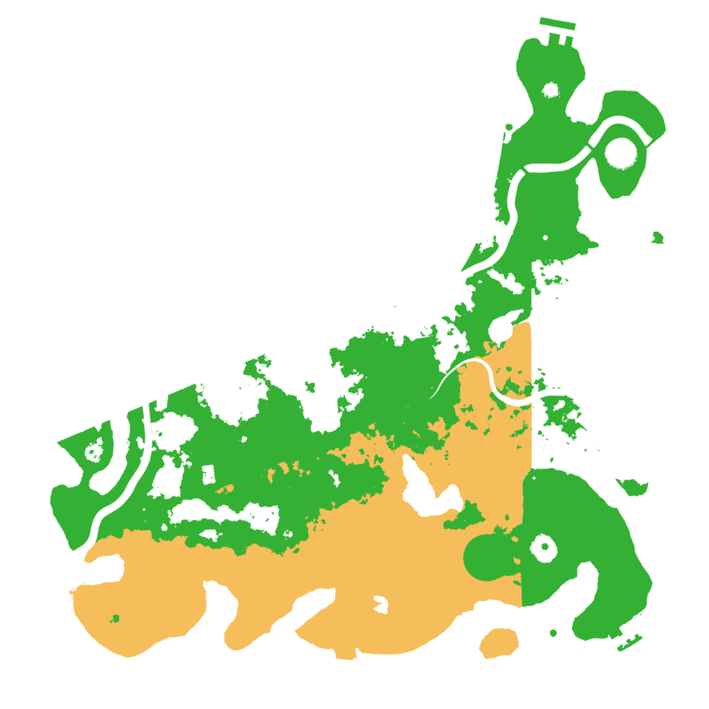 Biome Rust Map: Procedural Map, Size: 4000, Seed: 2021
