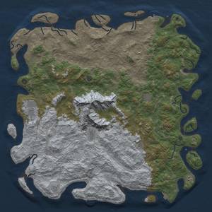 Thumbnail Rust Map: Procedural Map, Size: 6000, Seed: 2147483647, 19 Monuments