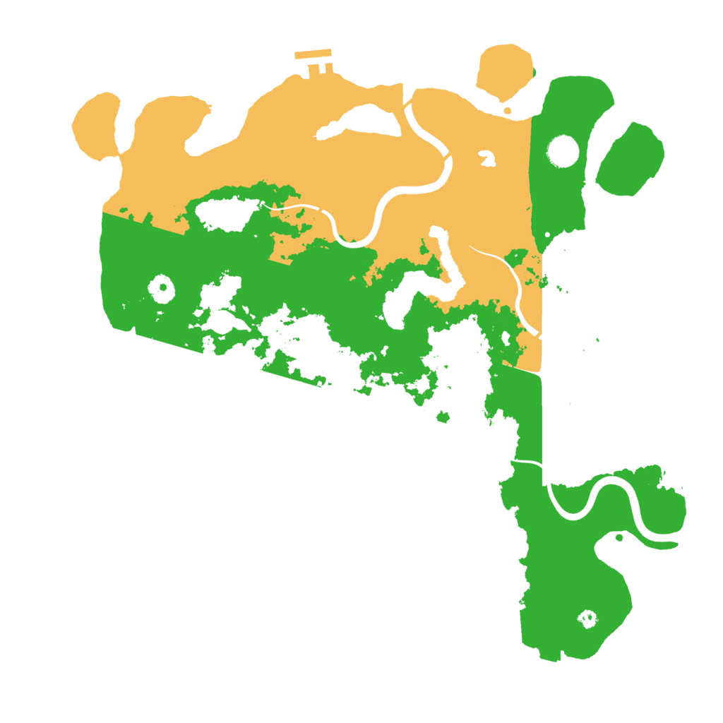 Biome Rust Map: Procedural Map, Size: 4000, Seed: 407790