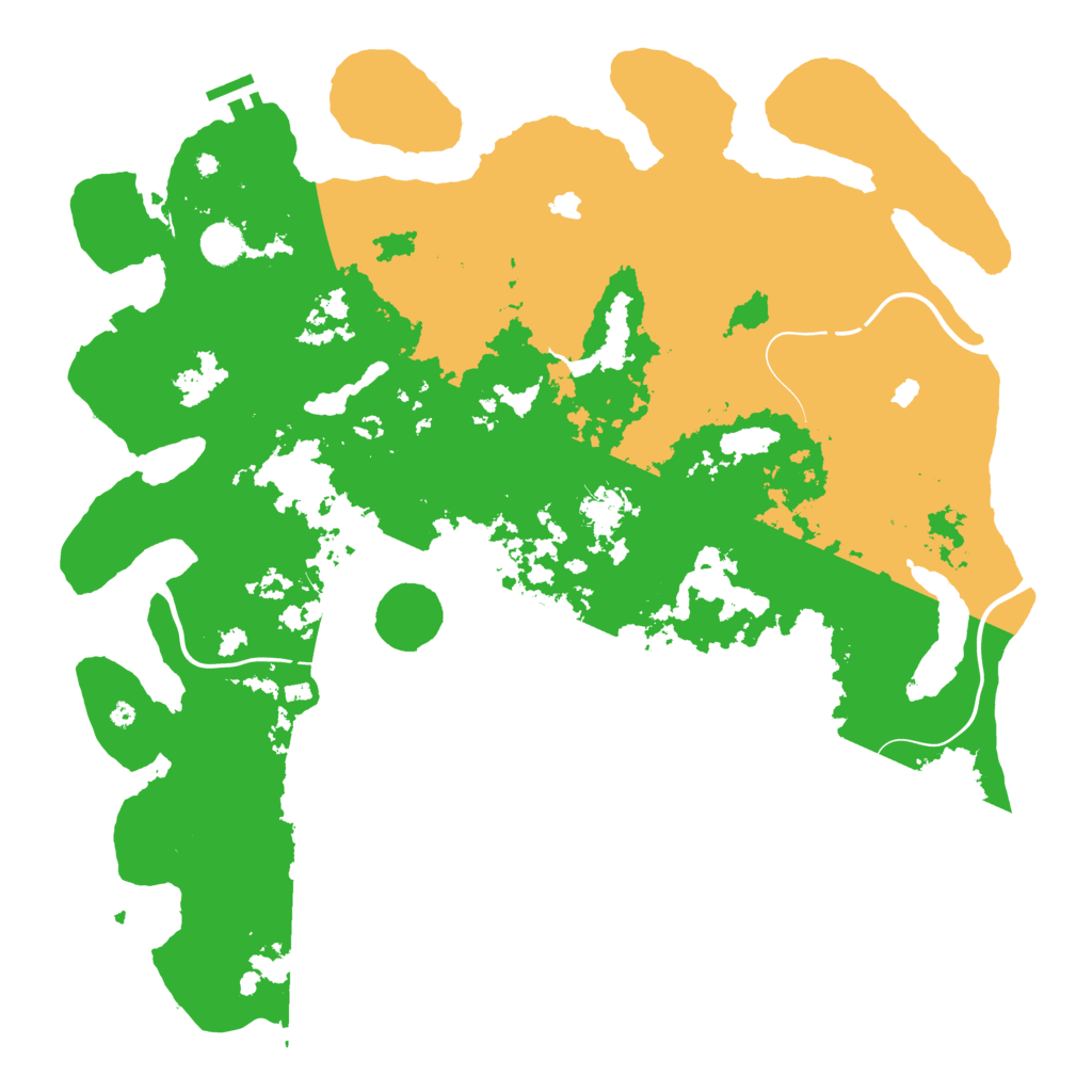 Biome Rust Map: Procedural Map, Size: 4500, Seed: 965780368