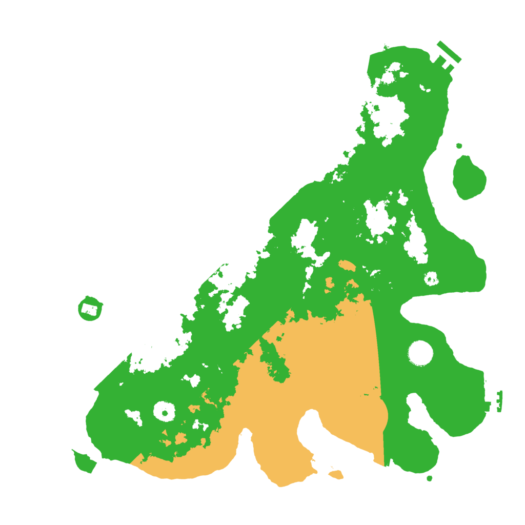 Biome Rust Map: Procedural Map, Size: 3700, Seed: 338418690