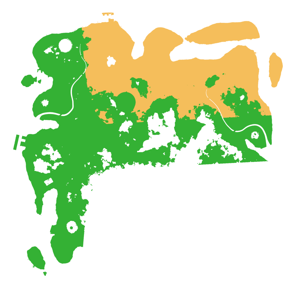 Biome Rust Map: Procedural Map, Size: 4000, Seed: 1989