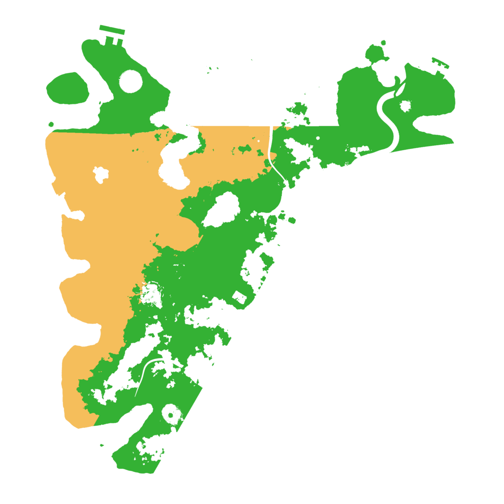Biome Rust Map: Procedural Map, Size: 4000, Seed: 148528