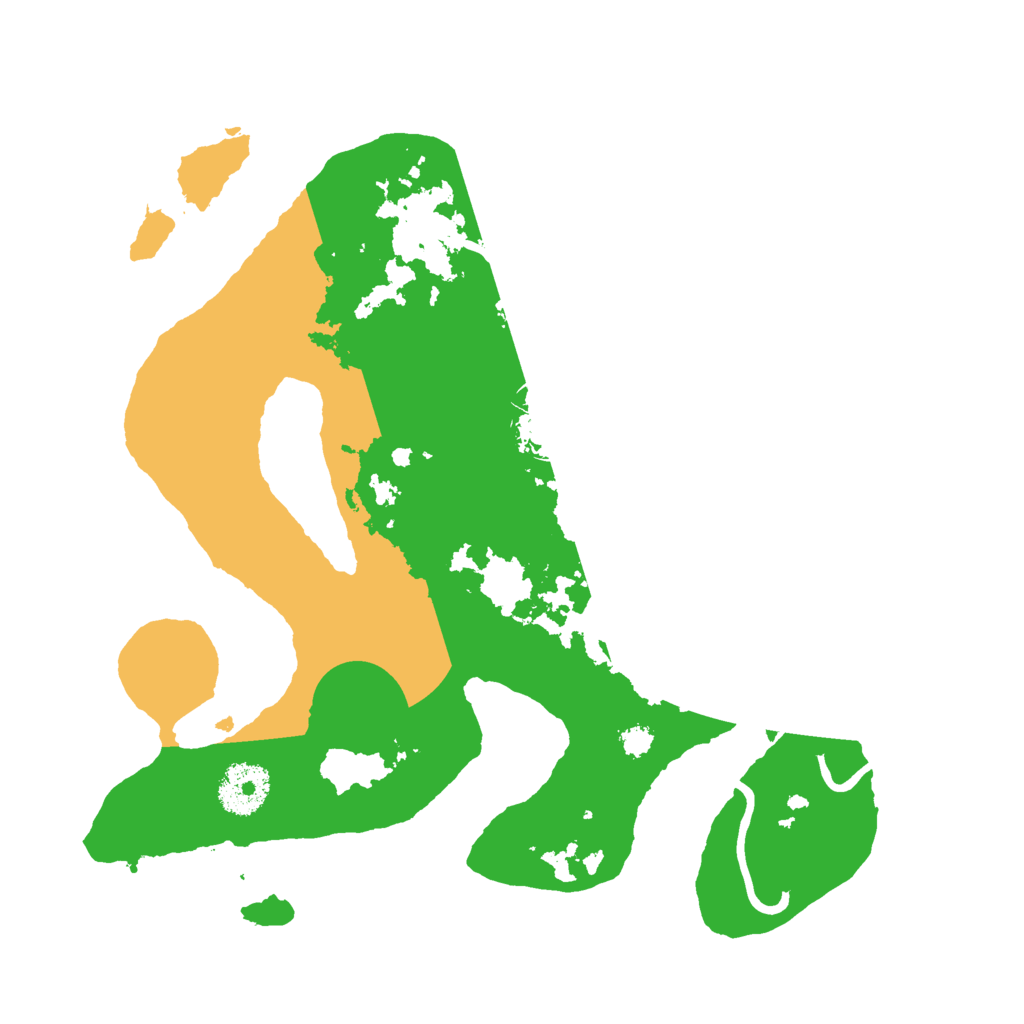 Biome Rust Map: Procedural Map, Size: 3000, Seed: 11345