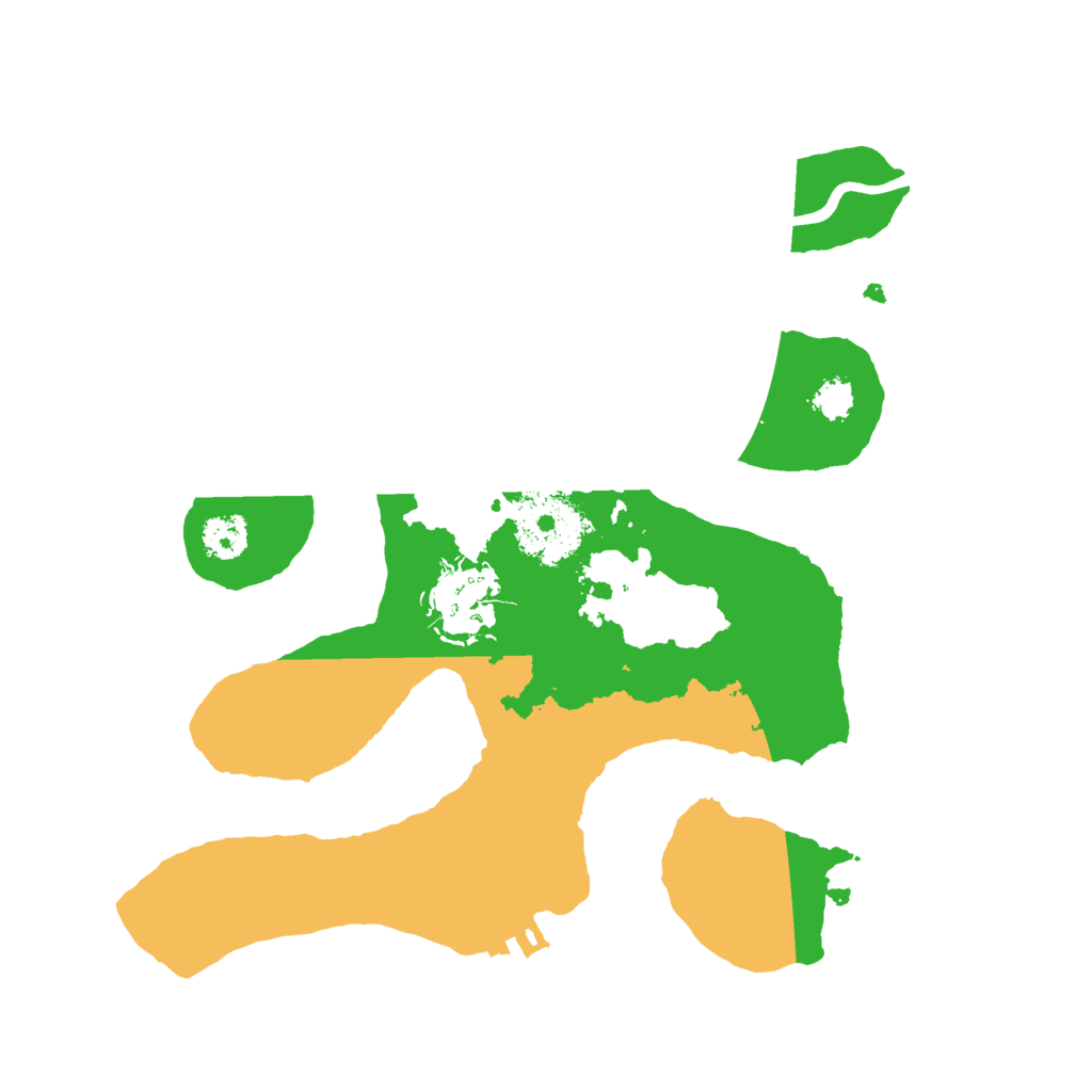 Biome Rust Map: Procedural Map, Size: 2500, Seed: 1987