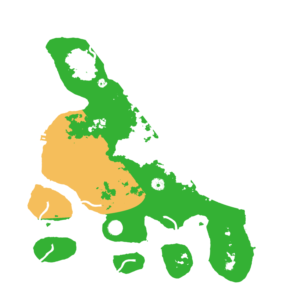 Biome Rust Map: Procedural Map, Size: 3500, Seed: 930403180