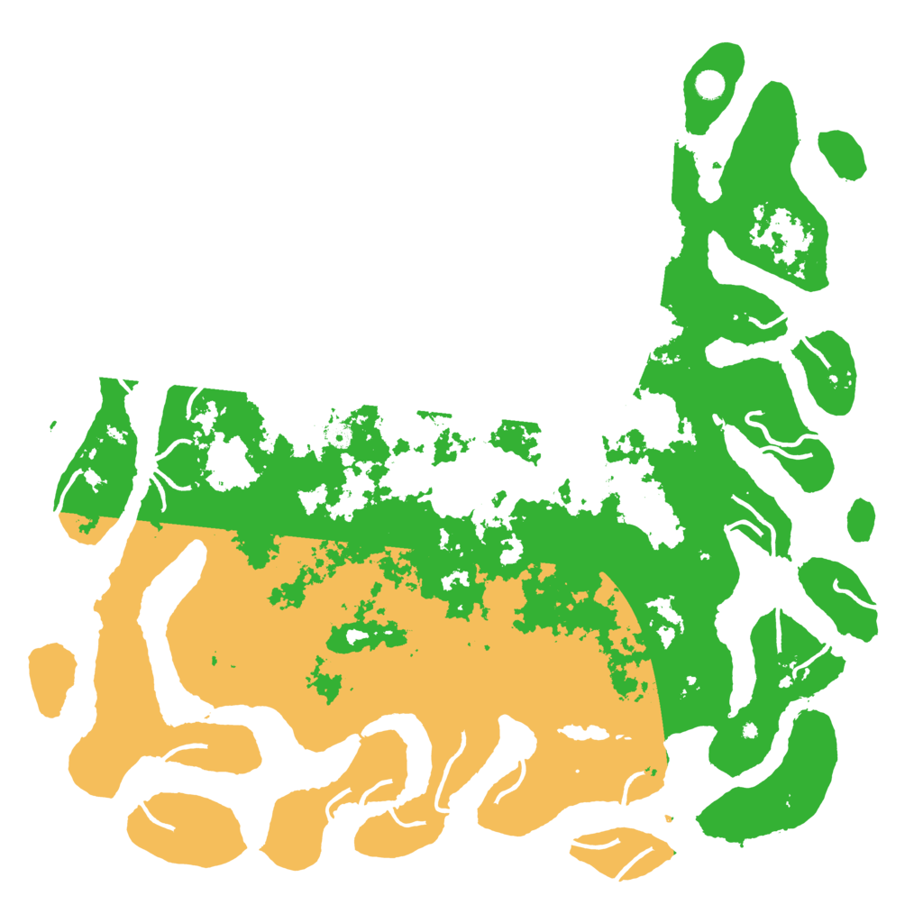 Biome Rust Map: Procedural Map, Size: 5500, Seed: 1855215