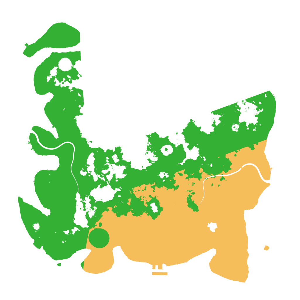Biome Rust Map: Procedural Map, Size: 4000, Seed: 8356866