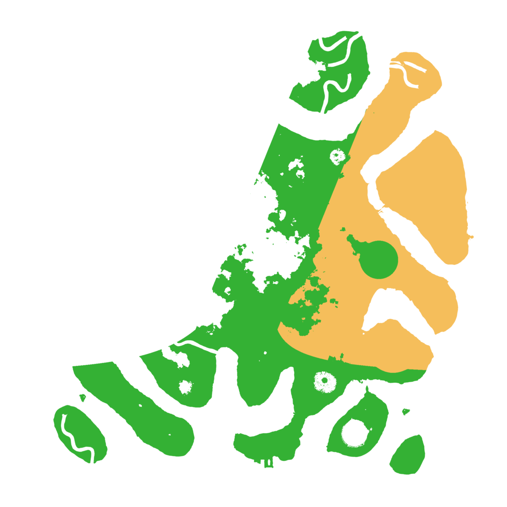 Biome Rust Map: Procedural Map, Size: 3500, Seed: 563456