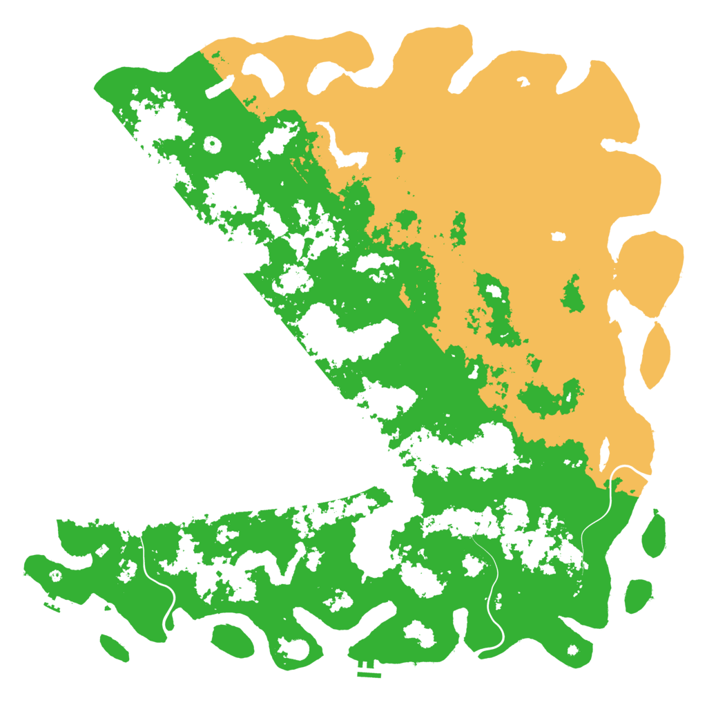 Biome Rust Map: Procedural Map, Size: 6000, Seed: 108731759