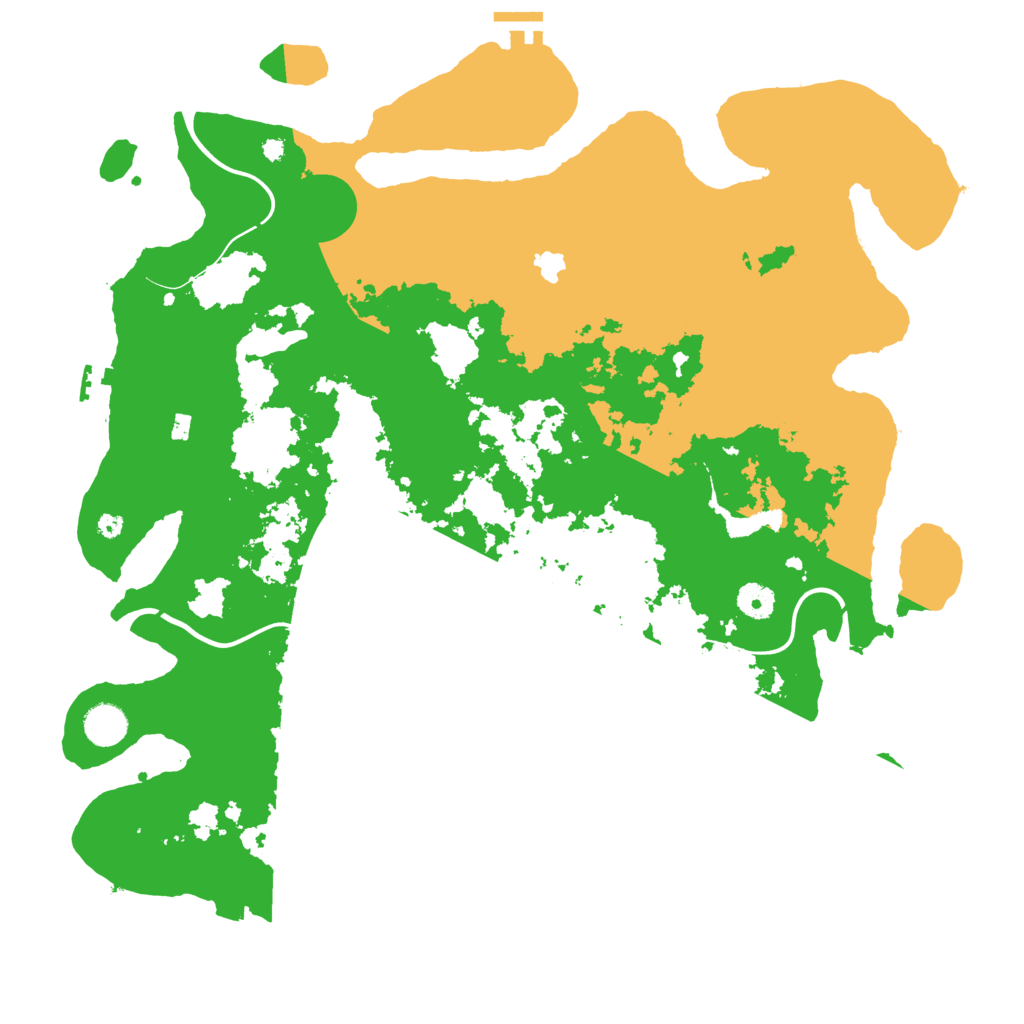 Biome Rust Map: Procedural Map, Size: 4200, Seed: 74836